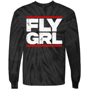 Fly Grl Survival Of The Thickest Mavis Beamont Tie-Dye Long Sleeve Shirt