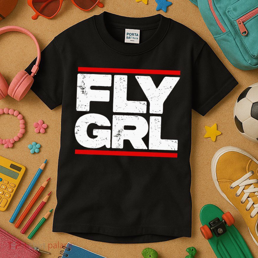 Fly Grl Survival Of The Thickest Mavis Beamont Kids T-Shirt