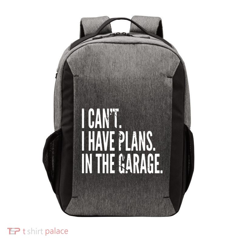 Funny Garage Sayings Car Lovers Workshop Mechanics Humor Vector Backpack