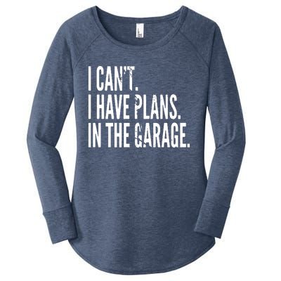 Funny Garage Sayings Car Lovers Workshop Mechanics Humor Women's Perfect Tri Tunic Long Sleeve Shirt