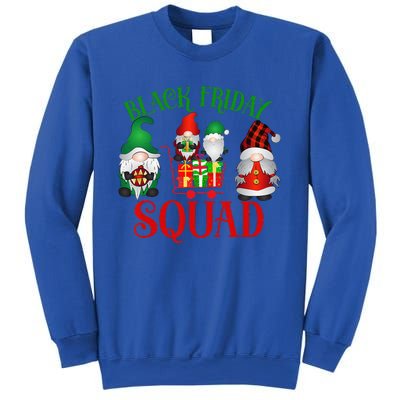 Friday Gnome Shopping Squad Black Family Christmas Gnomies Sweatshirt