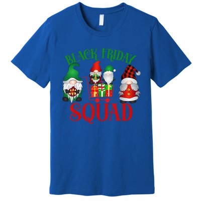 Friday Gnome Shopping Squad Black Family Christmas Gnomies Premium T-Shirt