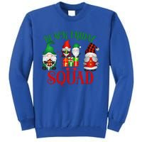 Friday Gnome Shopping Squad Black Family Christmas Gnomies Tall Sweatshirt