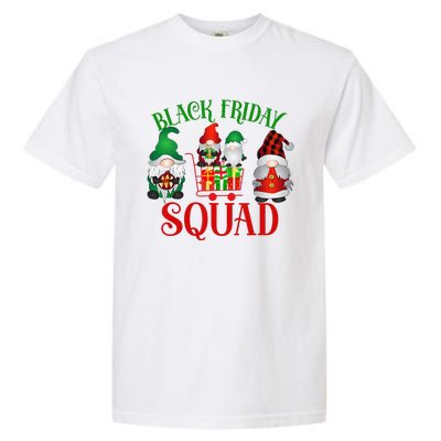 Friday Gnome Shopping Squad Black Family Christmas Gnomies Garment-Dyed Heavyweight T-Shirt