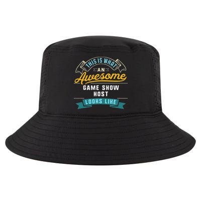 Funny Game Show Host Awesome Job Occupation Graduation Cool Comfort Performance Bucket Hat