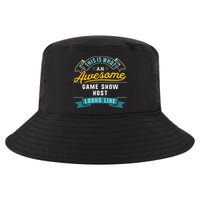 Funny Game Show Host Awesome Job Occupation Graduation Cool Comfort Performance Bucket Hat
