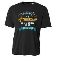 Funny Game Show Host Awesome Job Occupation Graduation Cooling Performance Crew T-Shirt