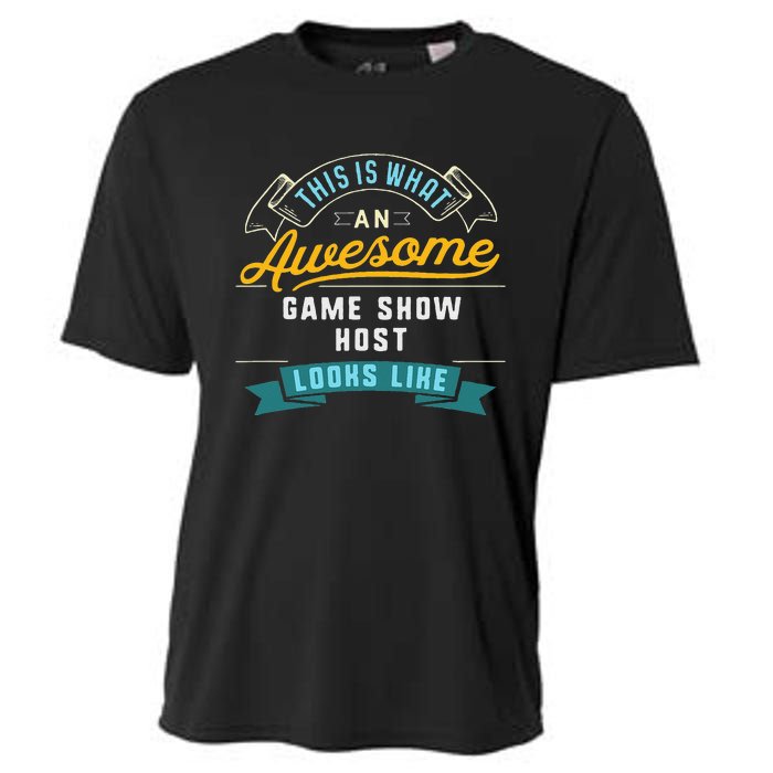 Funny Game Show Host Awesome Job Occupation Graduation Cooling Performance Crew T-Shirt