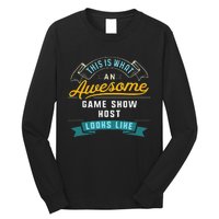 Funny Game Show Host Awesome Job Occupation Graduation Long Sleeve Shirt