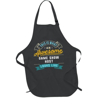 Funny Game Show Host Awesome Job Occupation Graduation Apron