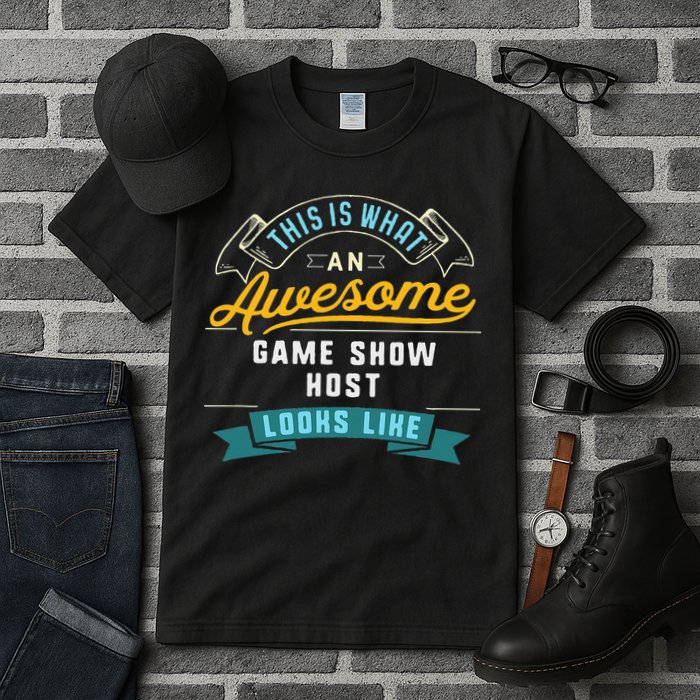 Funny Game Show Host Awesome Job Occupation Graduation Tall T-Shirt