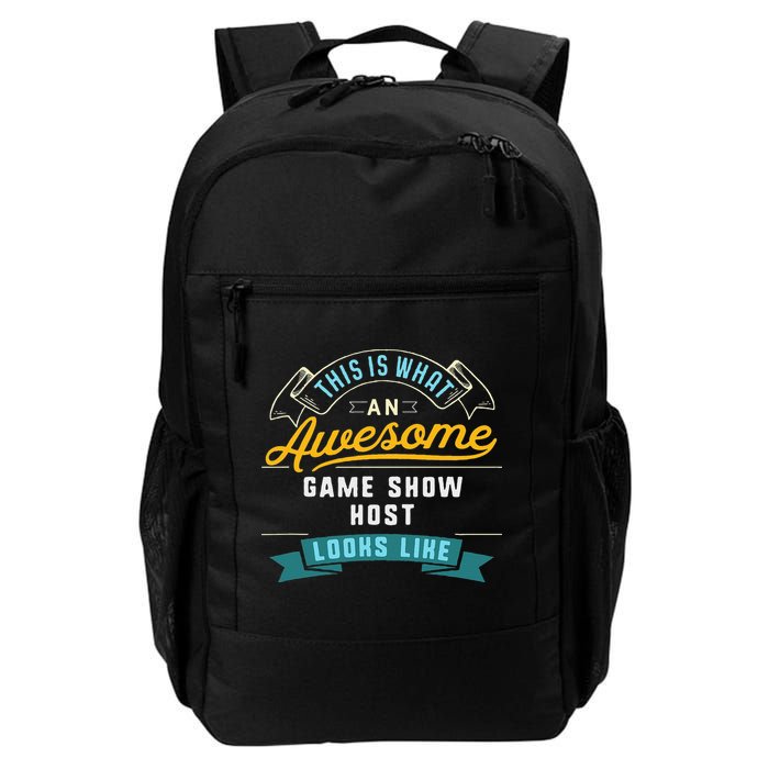 Funny Game Show Host Awesome Job Occupation Graduation Backpack