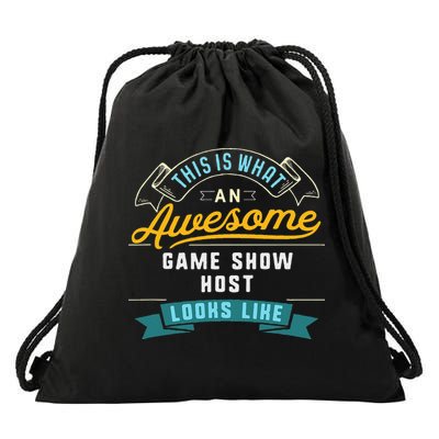Funny Game Show Host Awesome Job Occupation Graduation Drawstring Bag