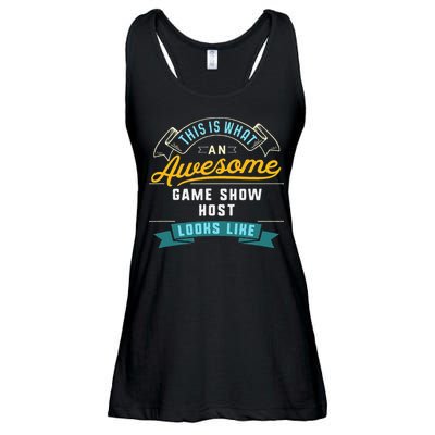 Funny Game Show Host Awesome Job Occupation Graduation Ladies Essential Flowy Tank