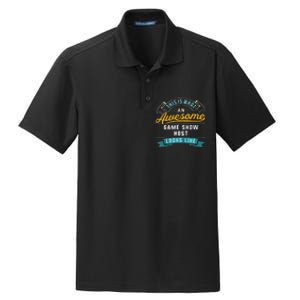 Funny Game Show Host Awesome Job Occupation Graduation Dry Zone Grid Polo