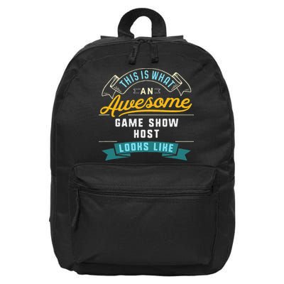 Funny Game Show Host Awesome Job Occupation Graduation 16 in Basic Backpack
