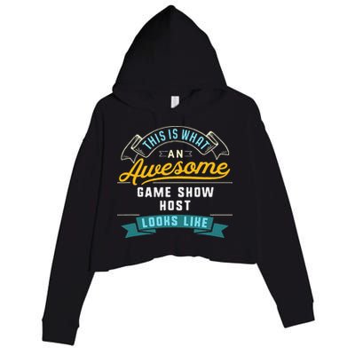 Funny Game Show Host Awesome Job Occupation Graduation Crop Fleece Hoodie