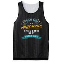 Funny Game Show Host Awesome Job Occupation Graduation Mesh Reversible Basketball Jersey Tank