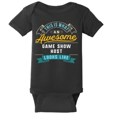 Funny Game Show Host Awesome Job Occupation Graduation Baby Bodysuit
