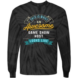 Funny Game Show Host Awesome Job Occupation Graduation Tie-Dye Long Sleeve Shirt