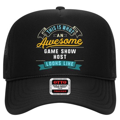 Funny Game Show Host Awesome Job Occupation Graduation Trucker Hat