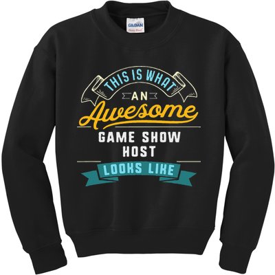 Funny Game Show Host Awesome Job Occupation Graduation Kids Sweatshirt