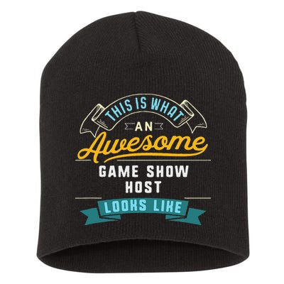 Funny Game Show Host Awesome Job Occupation Graduation Short Acrylic Beanie