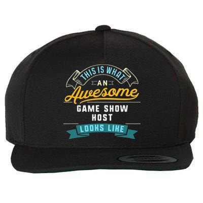 Funny Game Show Host Awesome Job Occupation Graduation Wool Snapback Cap
