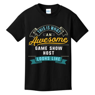 Funny Game Show Host Awesome Job Occupation Graduation Kids T-Shirt
