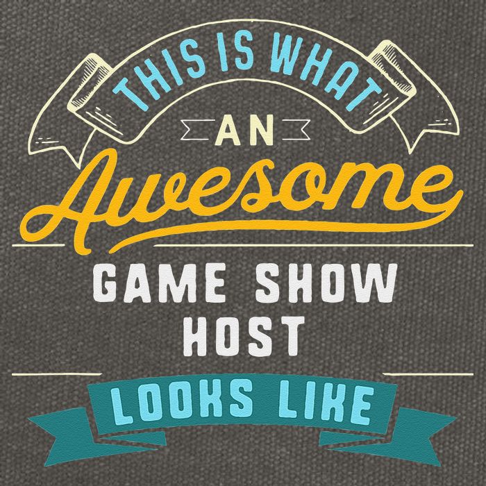 Funny Game Show Host Awesome Job Occupation Graduation Cotton Canvas Backpack