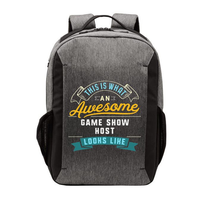Funny Game Show Host Awesome Job Occupation Graduation Vector Backpack