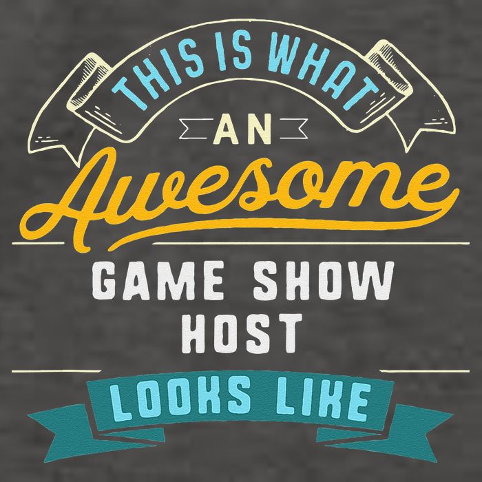 Funny Game Show Host Awesome Job Occupation Graduation Vector Backpack
