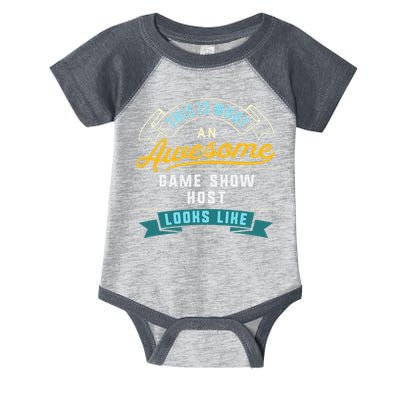 Funny Game Show Host Awesome Job Occupation Graduation Infant Baby Jersey Bodysuit