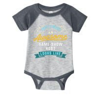 Funny Game Show Host Awesome Job Occupation Graduation Infant Baby Jersey Bodysuit