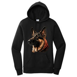 Funny German Shepherd Dog Women's Pullover Hoodie