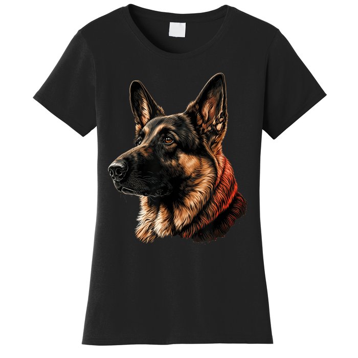 Funny German Shepherd Dog Women's T-Shirt