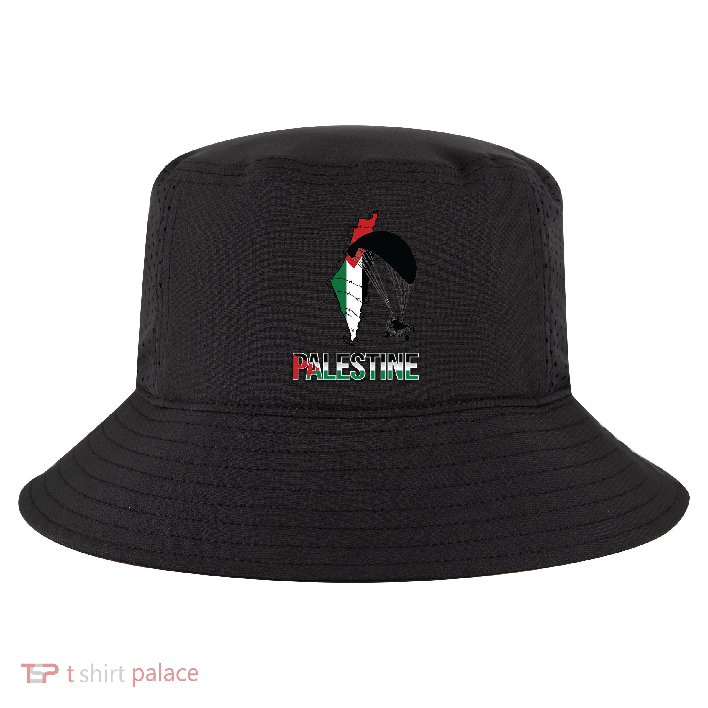 Free Gaza Support Palestine Strong Flag Love Paramotor Gift Cool Comfort Performance Bucket Hat