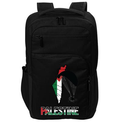 Free Gaza Support Palestine Strong Flag Love Paramotor Gift Impact Tech Backpack