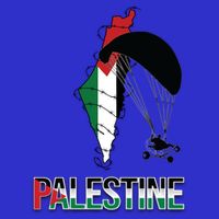 Free Gaza Support Palestine Strong Flag Love Paramotor Gift Poster