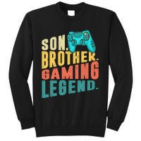 Funny Gamer Son Big Brother Gaming Legend Gift Boys Teenager Sweatshirt