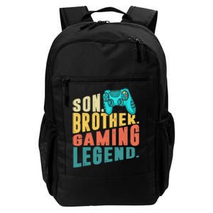 Funny Gamer Son Big Brother Gaming Legend Gift Boys Teenager Daily Commute Backpack