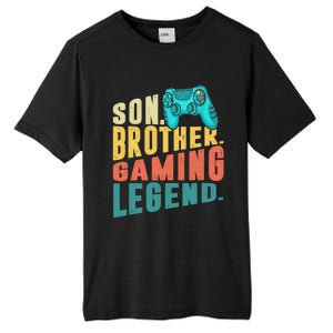 Funny Gamer Son Big Brother Gaming Legend Gift Boys Teenager Tall Fusion ChromaSoft Performance T-Shirt