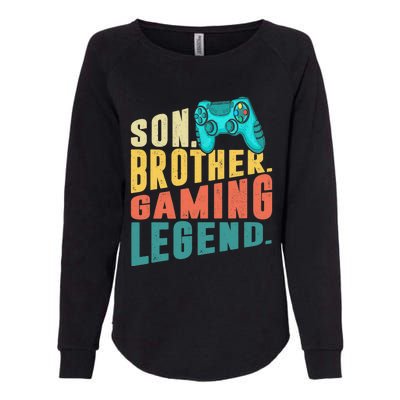 Funny Gamer Son Big Brother Gaming Legend Gift Boys Teenager Womens California Wash Sweatshirt