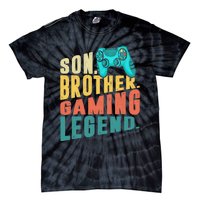 Funny Gamer Son Big Brother Gaming Legend Gift Boys Teenager Tie-Dye T-Shirt