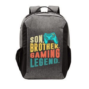 Funny Gamer Son Big Brother Gaming Legend Gift Boys Teenager Vector Backpack