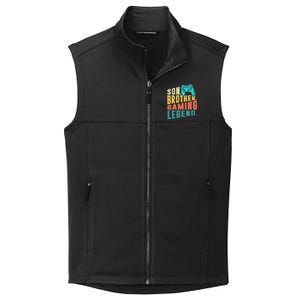 Funny Gamer Son Big Brother Gaming Legend Gift Boys Teenager Collective Smooth Fleece Vest