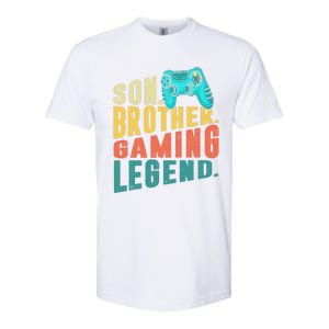 Funny Gamer Son Big Brother Gaming Legend Gift Boys Teenager Softstyle CVC T-Shirt