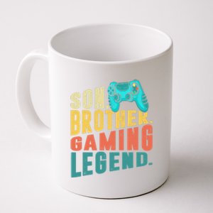 Funny Gamer Son Big Brother Gaming Legend Gift Boys Teenager Coffee Mug