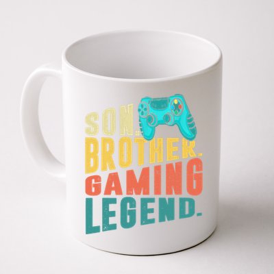 Funny Gamer Son Big Brother Gaming Legend Gift Boys Teenager Coffee Mug