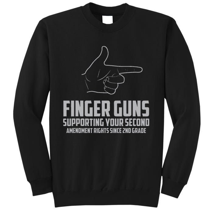 Finger Guns Supporting Your 2nd Amendment Rights Sweatshirt